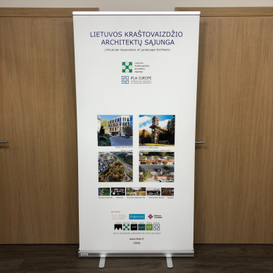 Mobilus reklaminis stendas ROLL UP LUX 100X200 cm 3