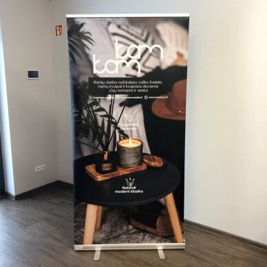 Mobilus reklaminis stendas ROLL UP LUX 100X200 cm 11