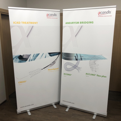 Mobilus reklaminis stendas ROLL UP LUX 100X200 cm 6