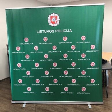 Mobilus reklaminis stendas ROLL UP LUX 200x200 cm 7