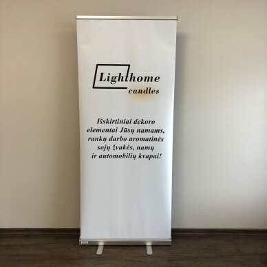 Mobilus reklaminis stendas ROLL UP LUX 85X200 cm 4