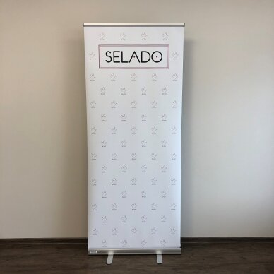 Mobilus reklaminis stendas ROLL UP LUX 85X200 cm 2