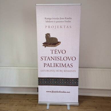 Mobilus reklaminis stendas ROLL UP LUX 85X200 cm 12