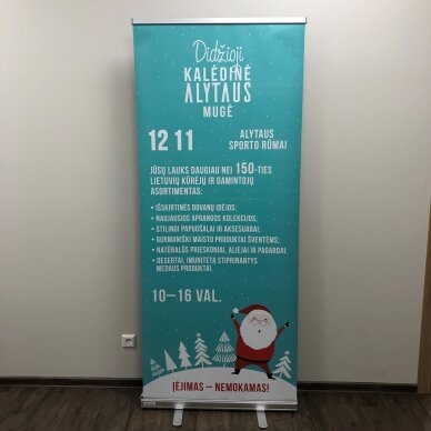 Mobilus reklaminis stendas ROLL UP LUX 85X200 cm 20