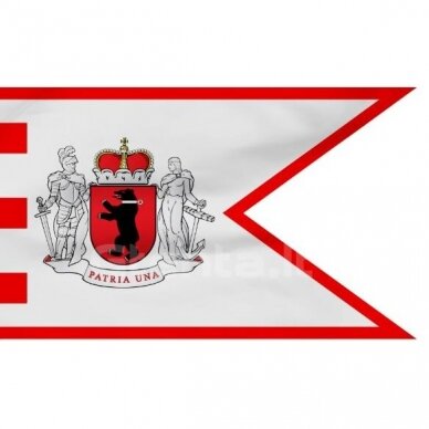 Žemaitijos automobilinė vėliavėlė su koteliu 1