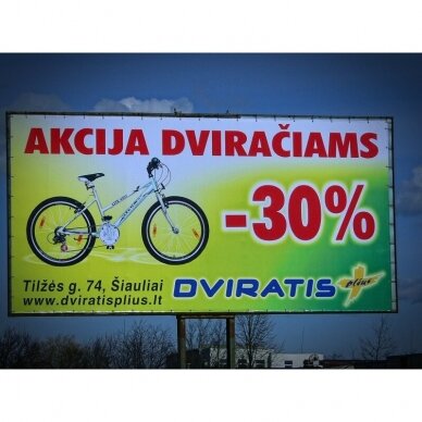 Reklaminis tentas PVC horizontalus 4