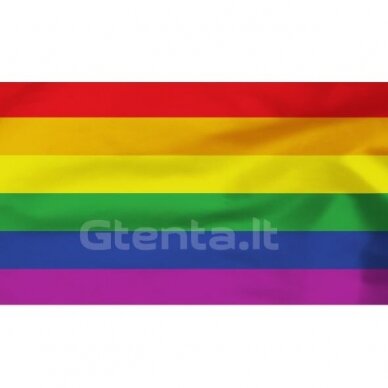 LGBT automobilinė vėliavėlė su koteliu 1